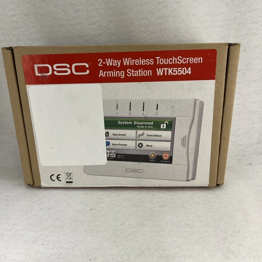 DSC WTK5504 ADT 2-Way Touchscreen Arming Station For PowerSeries NEW Open Box